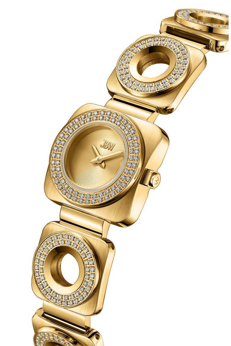 Chasm Bracelet Watch, 22mm, Alternate, color, 18K GOLD