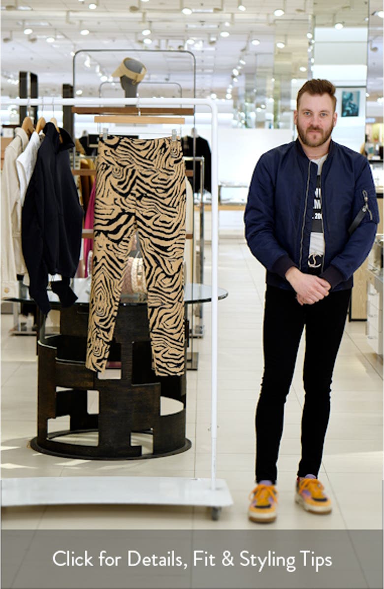 Animal Print High Waist Leggings, sales video thumbnail