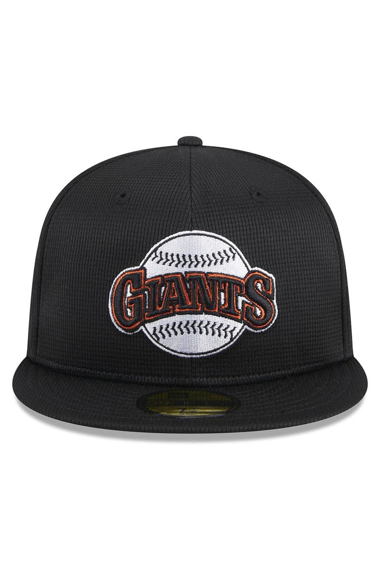 Men's New Era  Black San Francisco Giants 2024 Batting Practice 59FIFTY Fitted Hat, Alternate, color, Black
