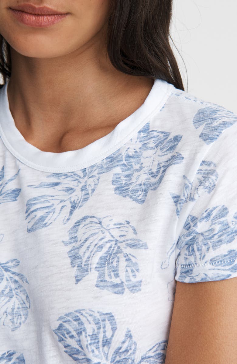 rag & bone Allover Tropical Graphic Tee, Alternate, color, 