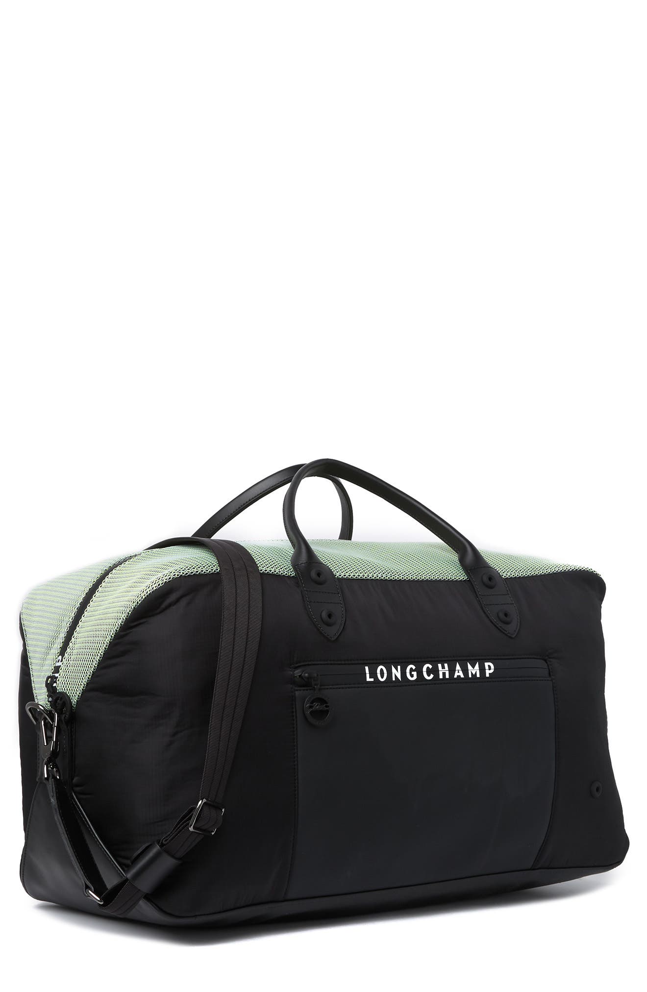 Longchamp Urban Duffle w/ Strap, Alternate, color, Black