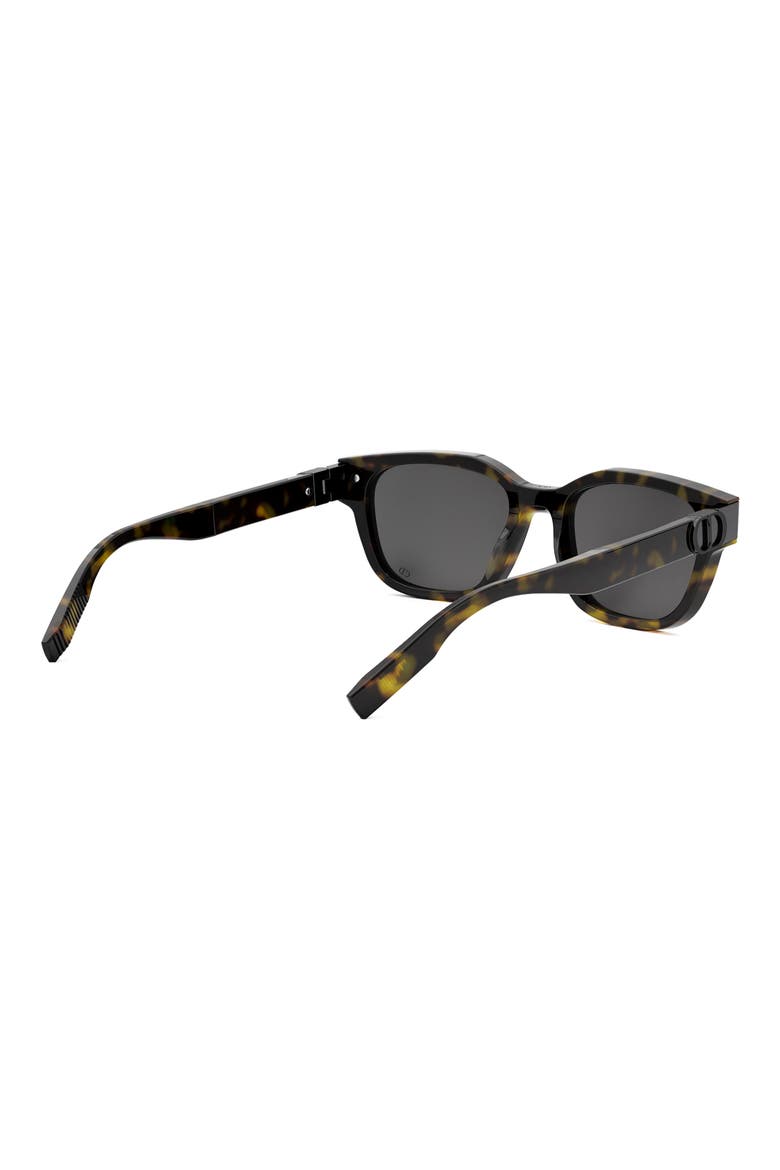 CD Icon S1I 54mm Mirrored Geometric Sunglasses, Alternate, color, DARK HAVANA / SMOKE MIRROR