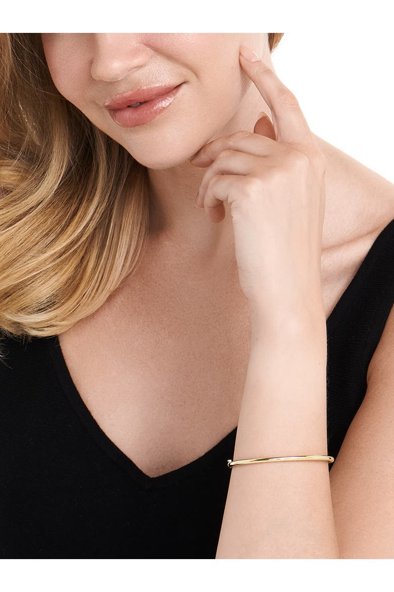 3mm Bangle Bracelet in 14K Gold, Alternate, color, Gold