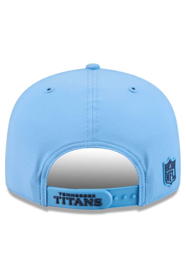 Men's New Era Light Blue Tennessee Titans 2026 Sideline 9FIFTY Snapback Hat, Alternate, color, Light Blue