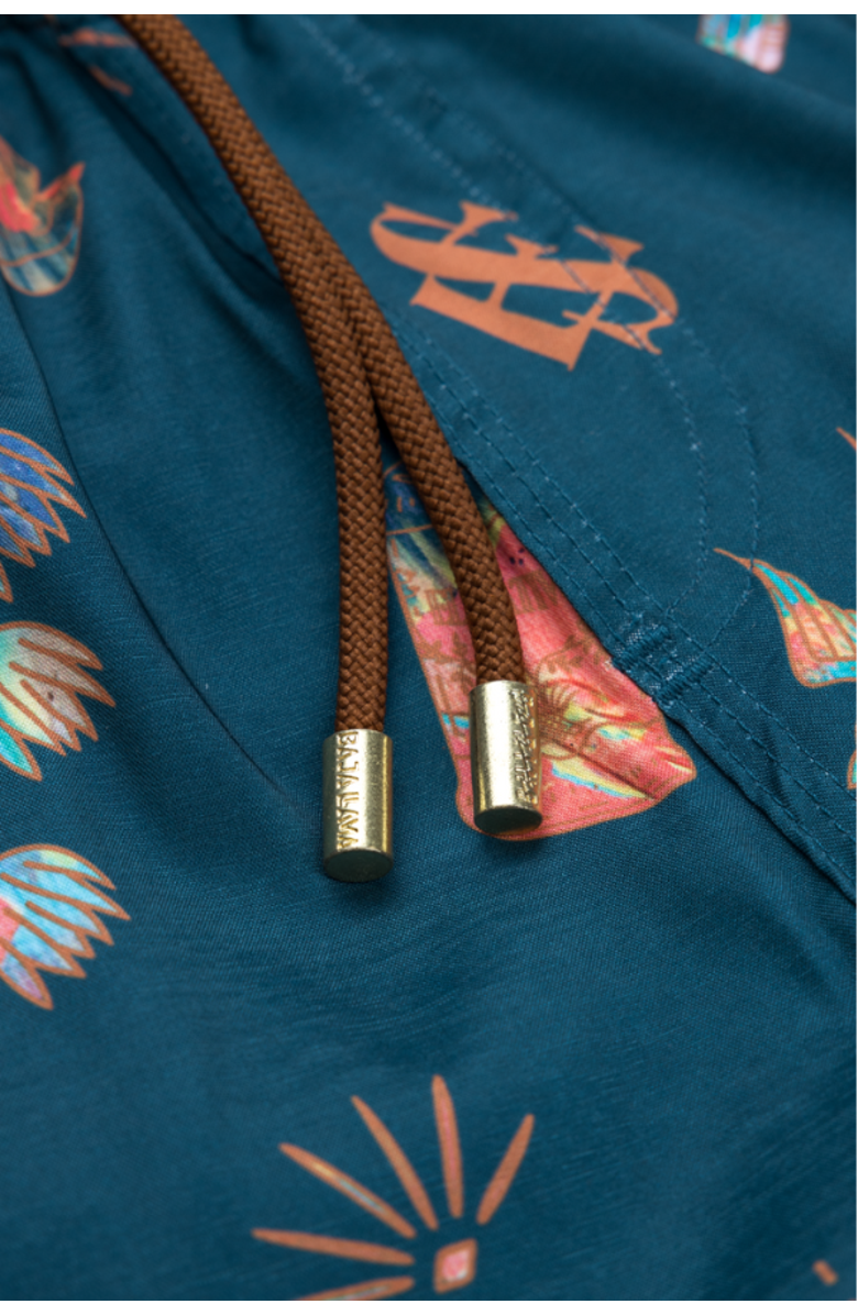 Baja Llama El Sativo - Stretch Swimsuit, Alternate, color, Navy