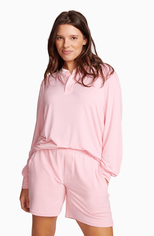 Jambys Soffle Shorts In Light Pink