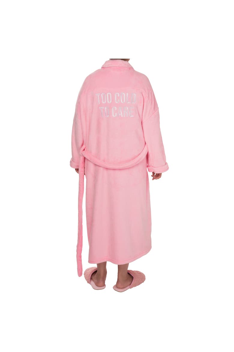 Too Cold To Care Robe Small/Medium Pink, Main, color, Pink