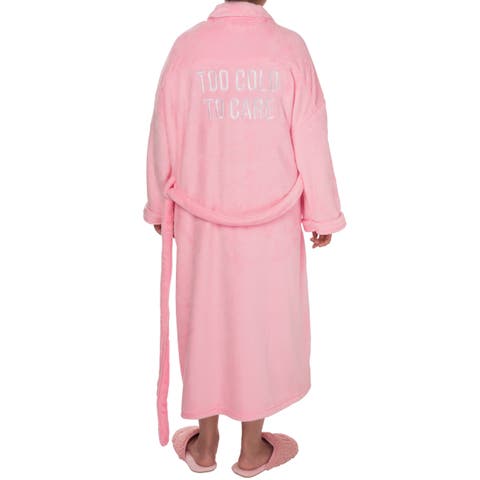 Too Cold To Care Robe Small/Medium Pink