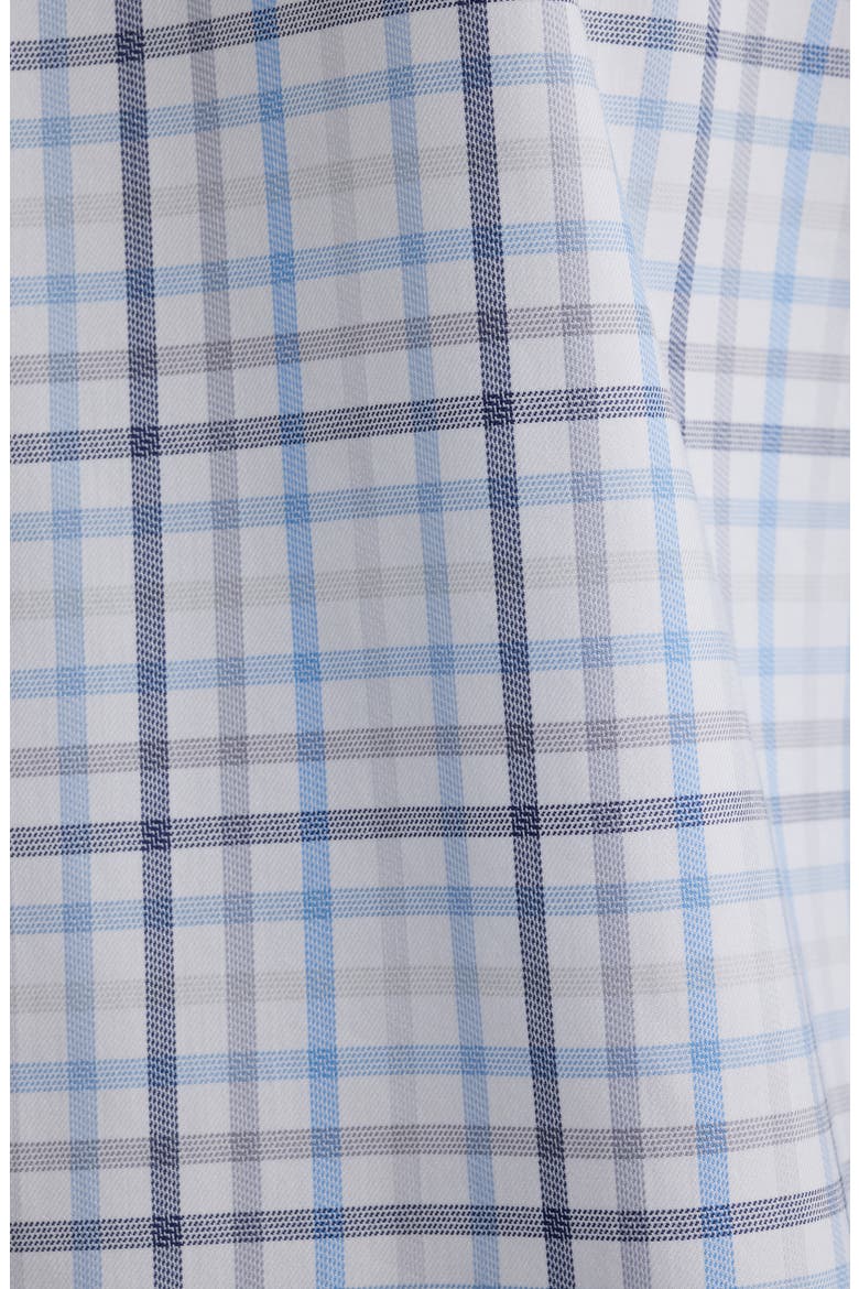 Warren Plaid Crown Light Button-Up Shirt, Alternate, color, CLOUDY BLUE