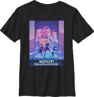 KPop Demon Hunters Boys' Trio Poster T-Shirt