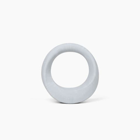 Swirl 4 lb, White Marble silicone weight