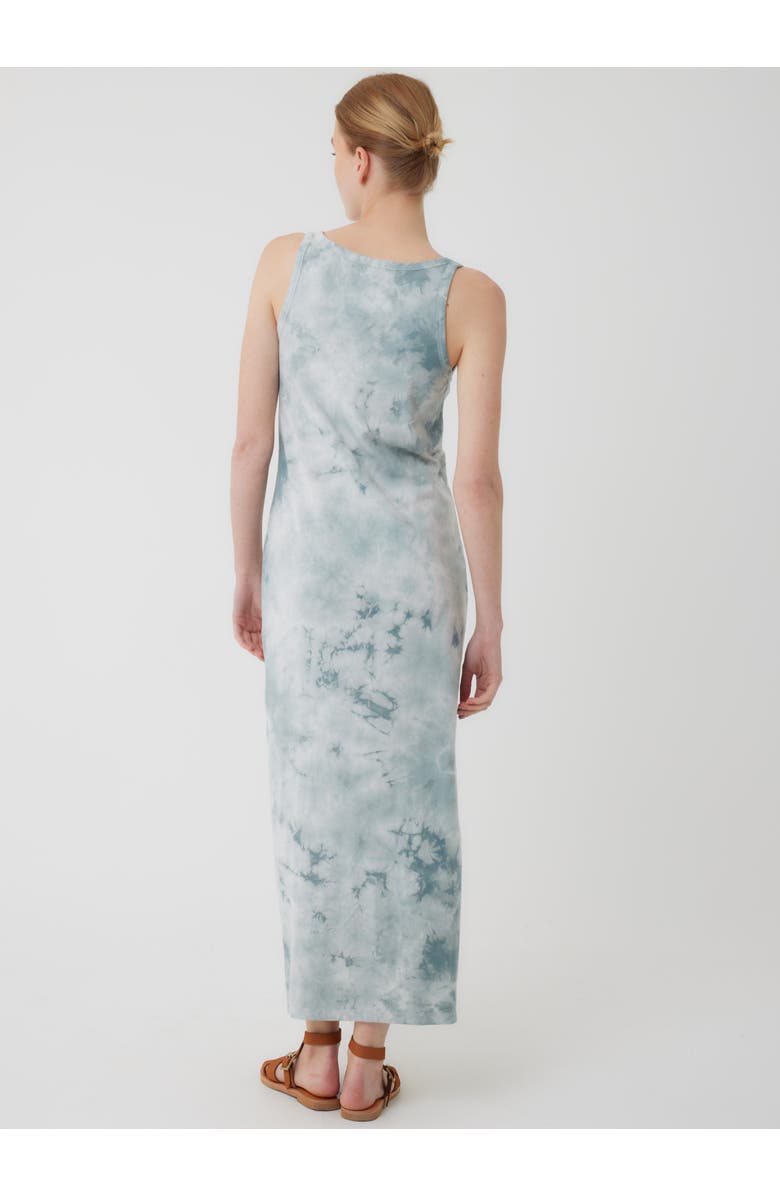 Majestic Filatures Stretch Organic Cotton Cloud Maxi Tank Dress, Alternate, color, Aqua