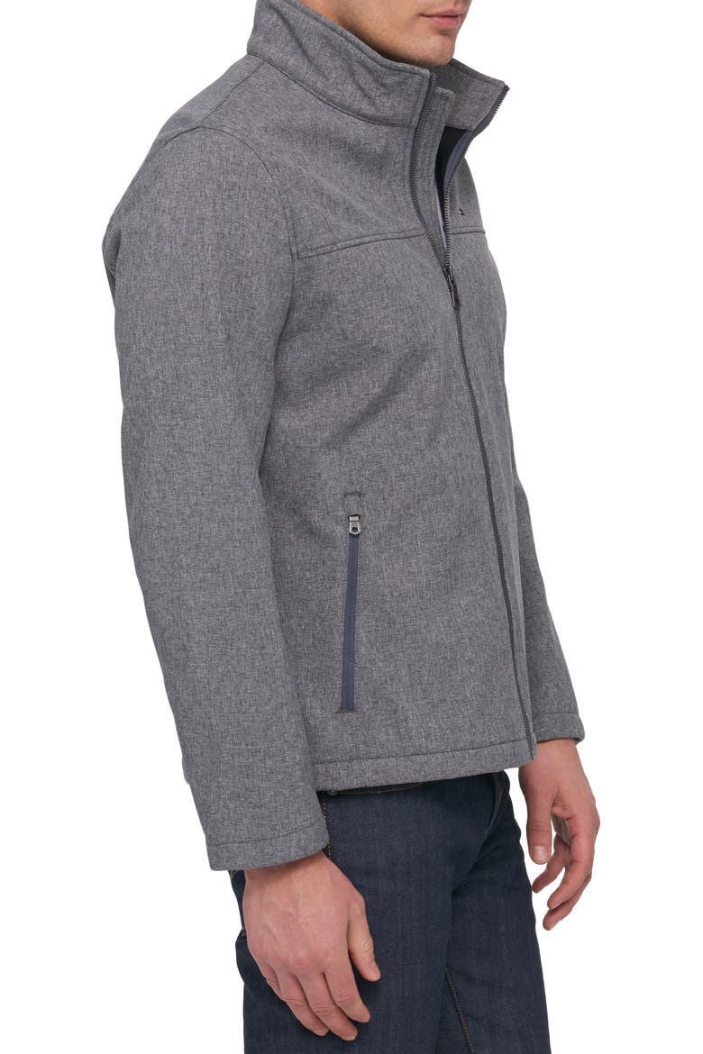 Softshell Performance Jacket, Alternate, color, HEATHER CHARCOAL