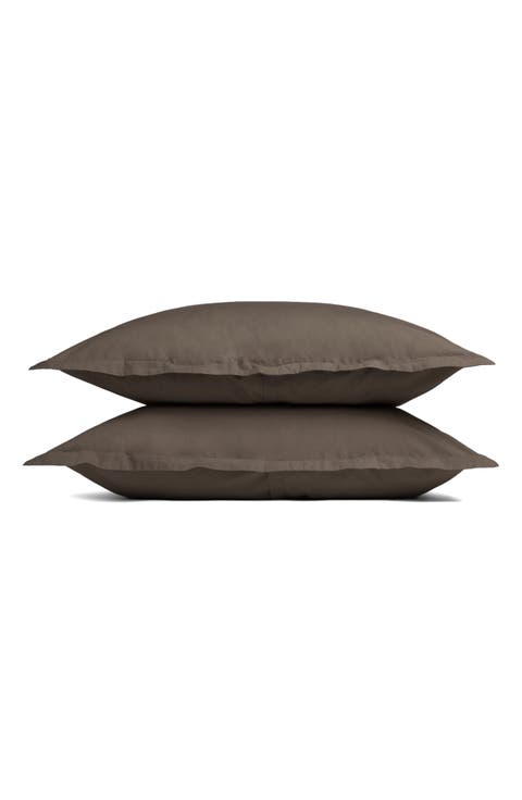 Set of 2 Brushed Cotton Shams