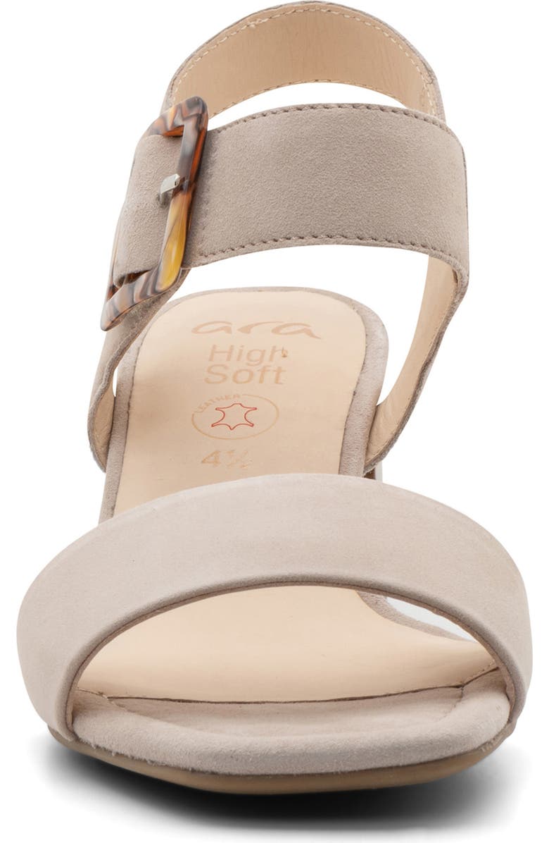 ara Bethel Block Heel Sandal, Alternate, color, Sand