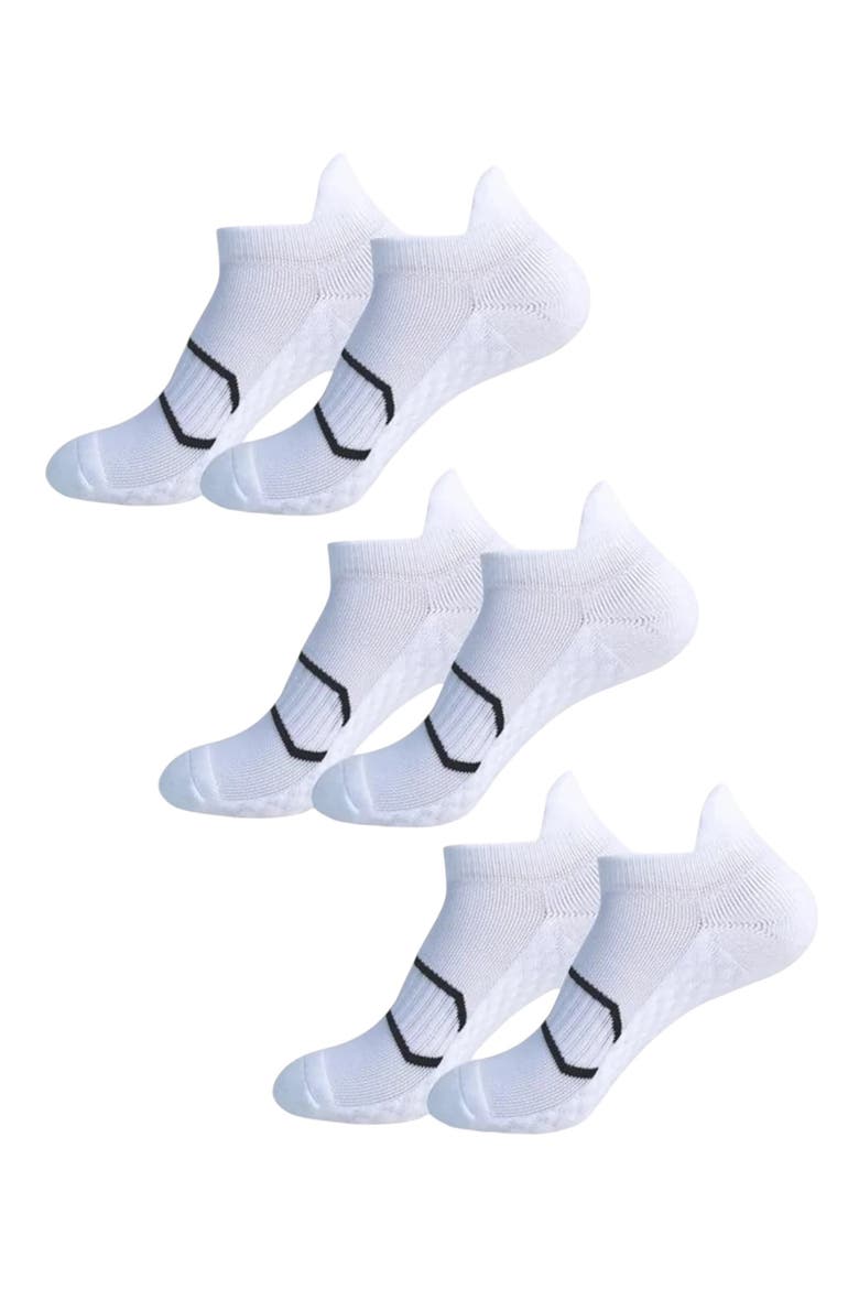Cushion Support Ankle Socks, Alternate, color, WHITE