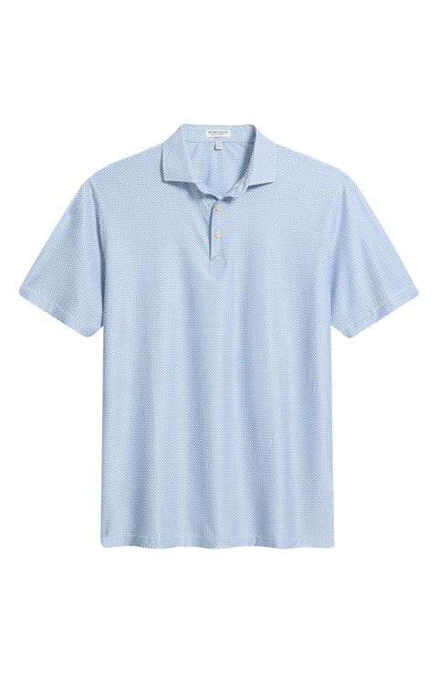 Rambla Microprint Performance Jersey Polo