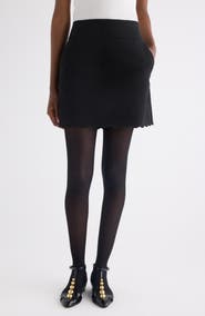 Chloé Scalloped Miniskirt
