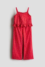 H&M 2-piece Frill-trimmed Seersucker Set