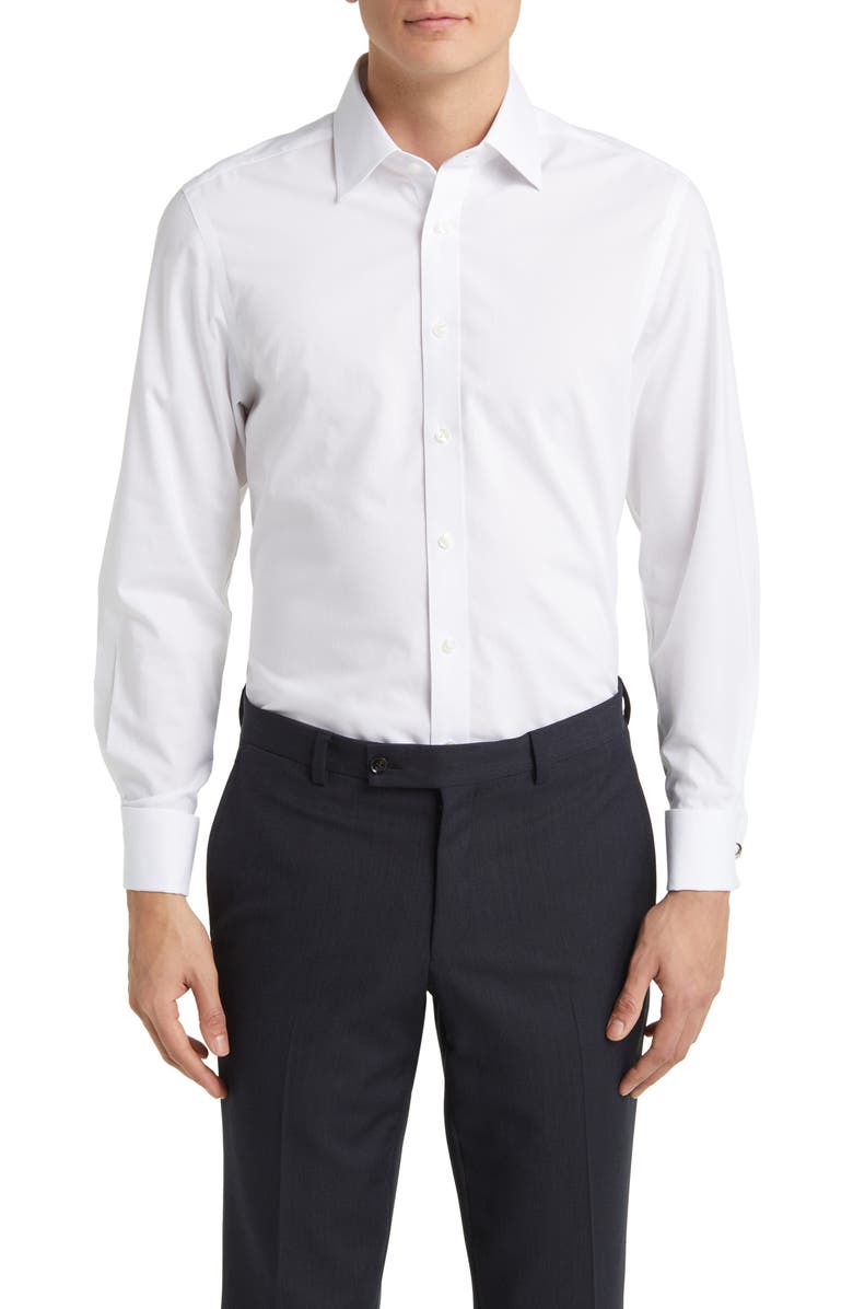 Charles Tyrwhitt Slim Fit Non-Iron Cotton Poplin Dress Shirt, Main, color,