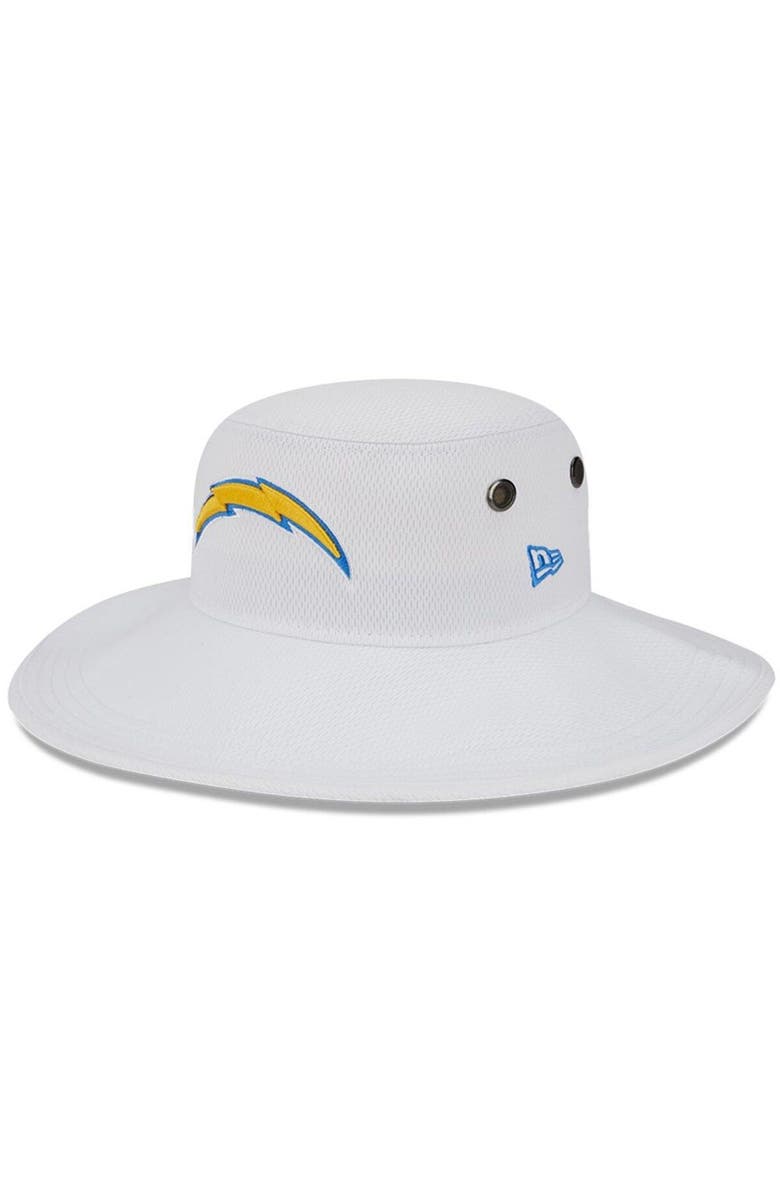 New Era Men's New Era White Los Angeles Chargers 2023 NFL Training Camp Panama Bucket Hat, Main, color, White