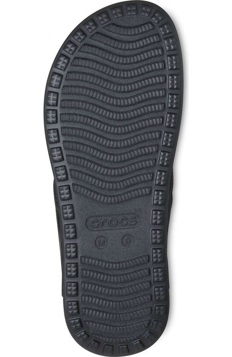 CROCS Yukon Sport Flip Flop, Alternate, color, Black/ Slate Grey