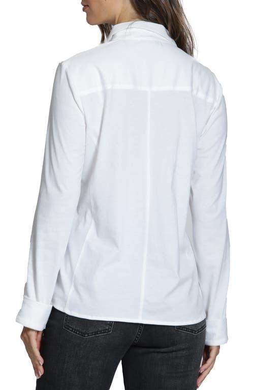 Apny Western Button-up Shirt In White