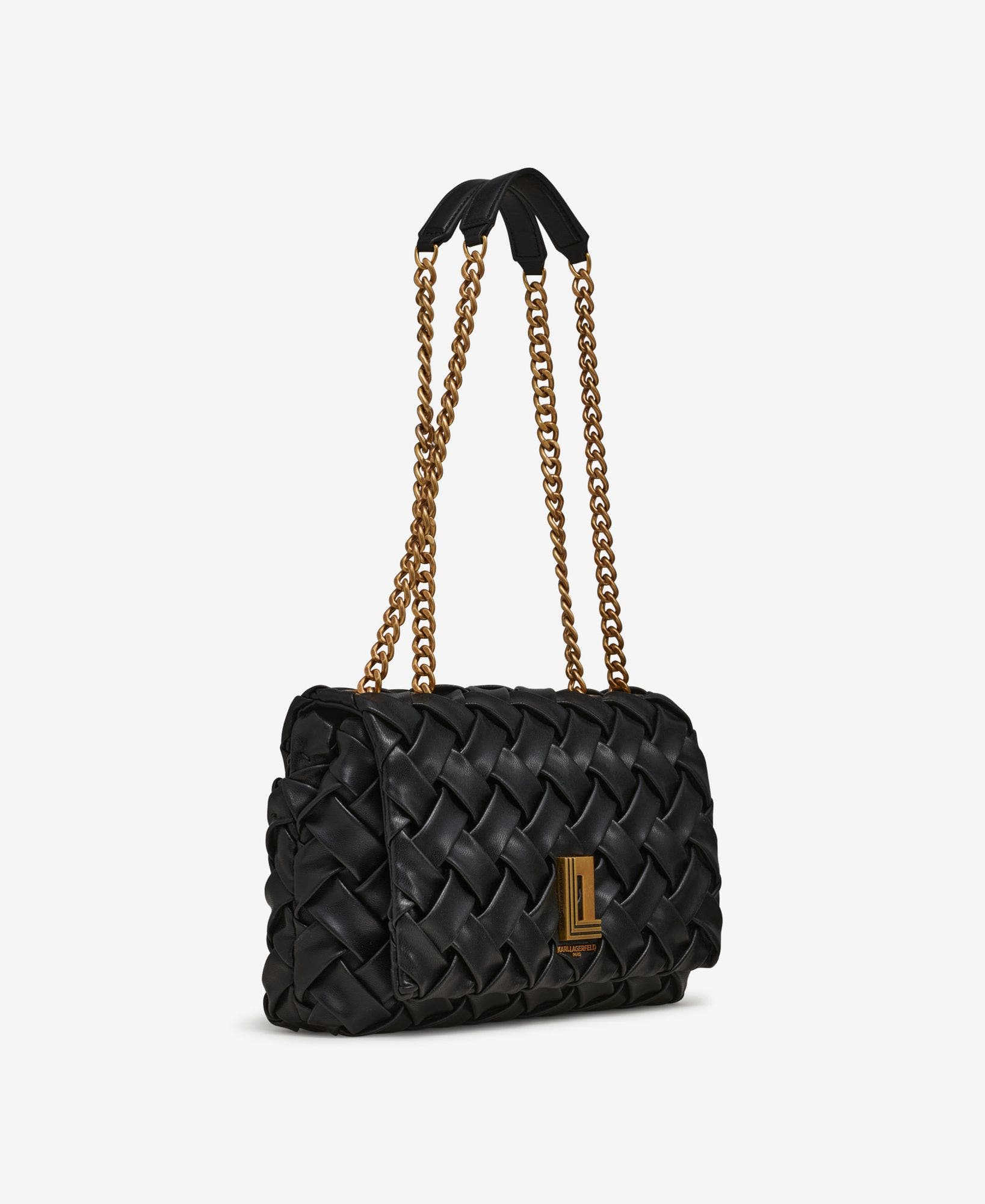 Lafayette Shoulder Bag, Alternate, color, Black Weave