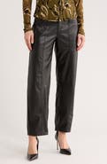 Sanctuary Faux Leather Barrel Pants