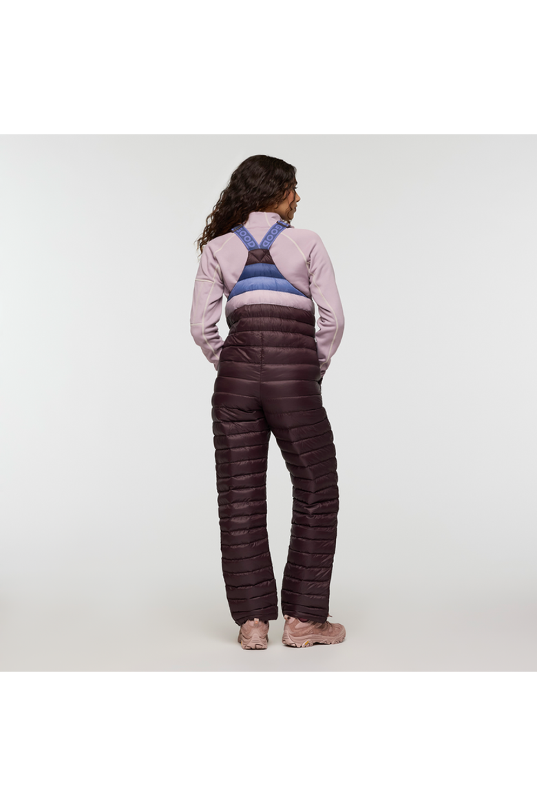 Fuego Down Overall - Women's, Alternate, color, Coffee Stripes