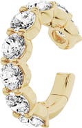 Jennifer Fisher 18k Gold Lab Created Diamond Single Ear Cuff - 1.14 ctw