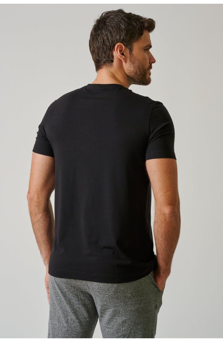 LEISURE LAB Everyday T-Shirt, Alternate, color, Matte Black