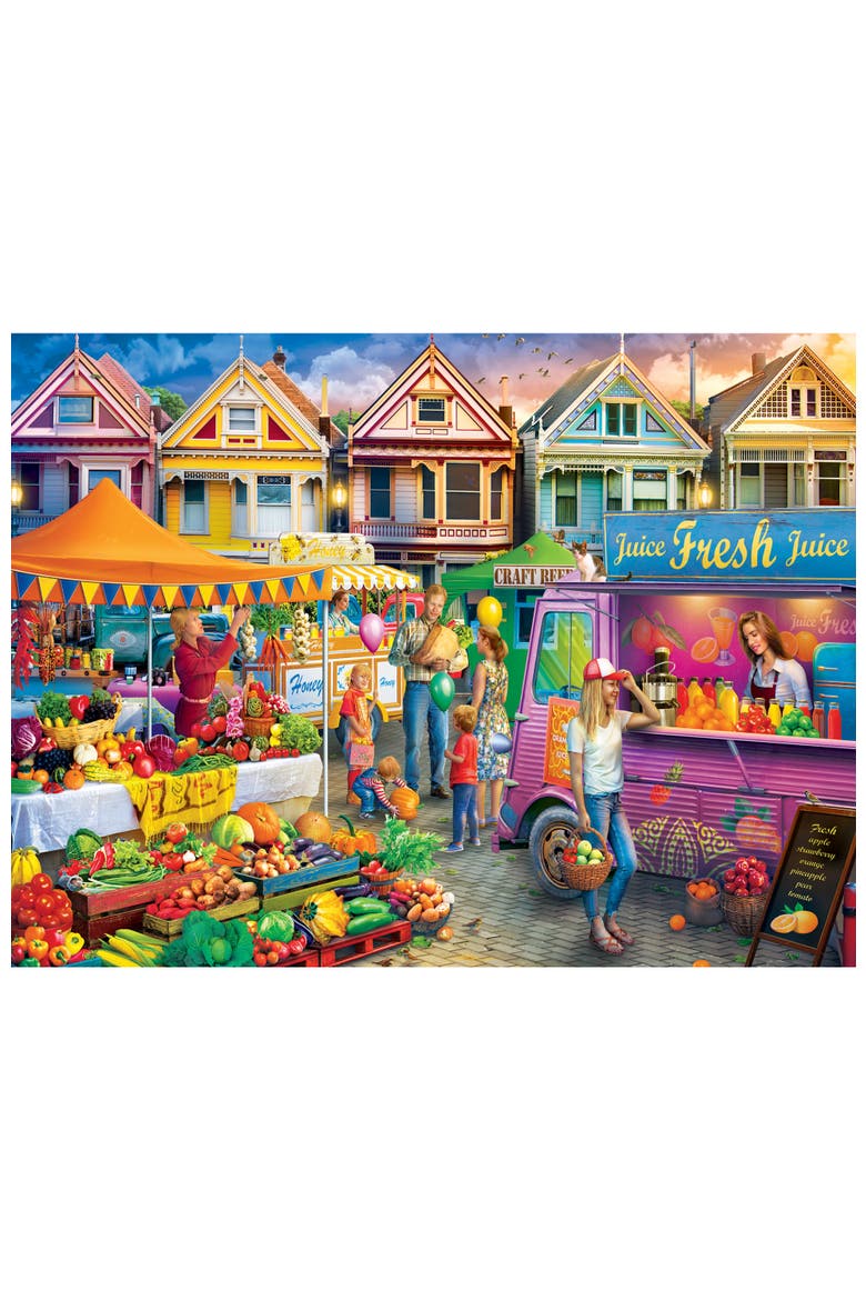 Weekend Market 750 Piece Jigsaw Puzzle, Alternate, color, Multicolor