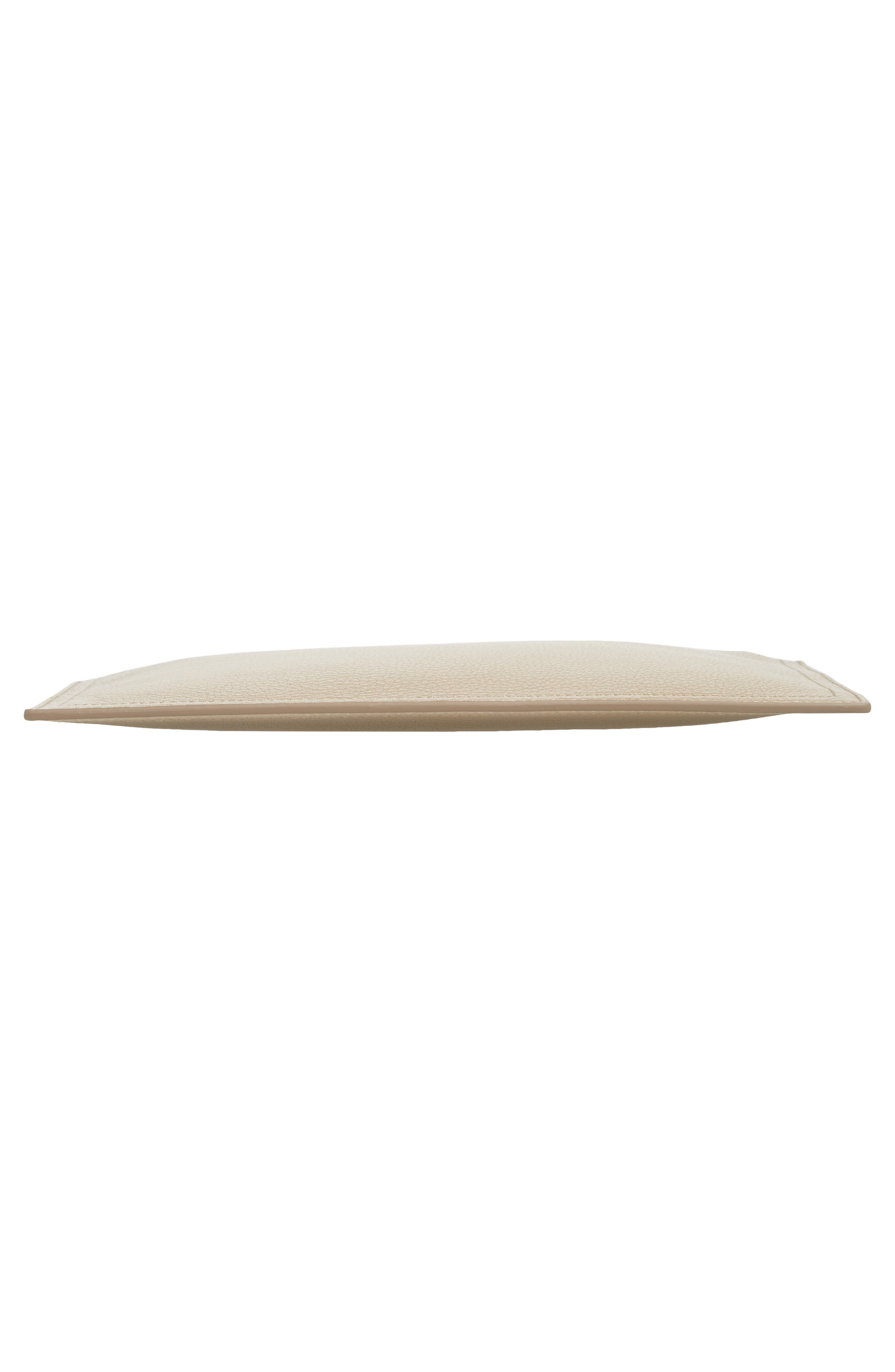 Medium Antigona Leather Pouch, Alternate, color, DUNE