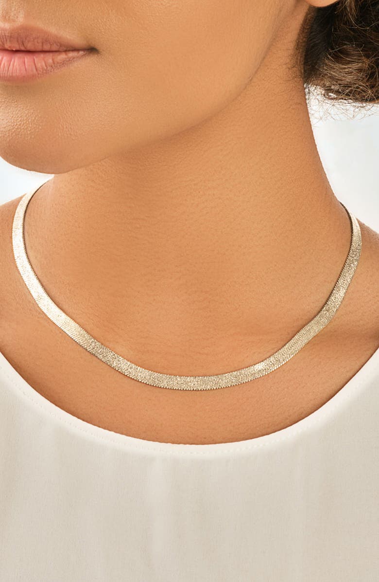 Sterling Forever Bronx Chain Necklace, Alternate, color, Silver