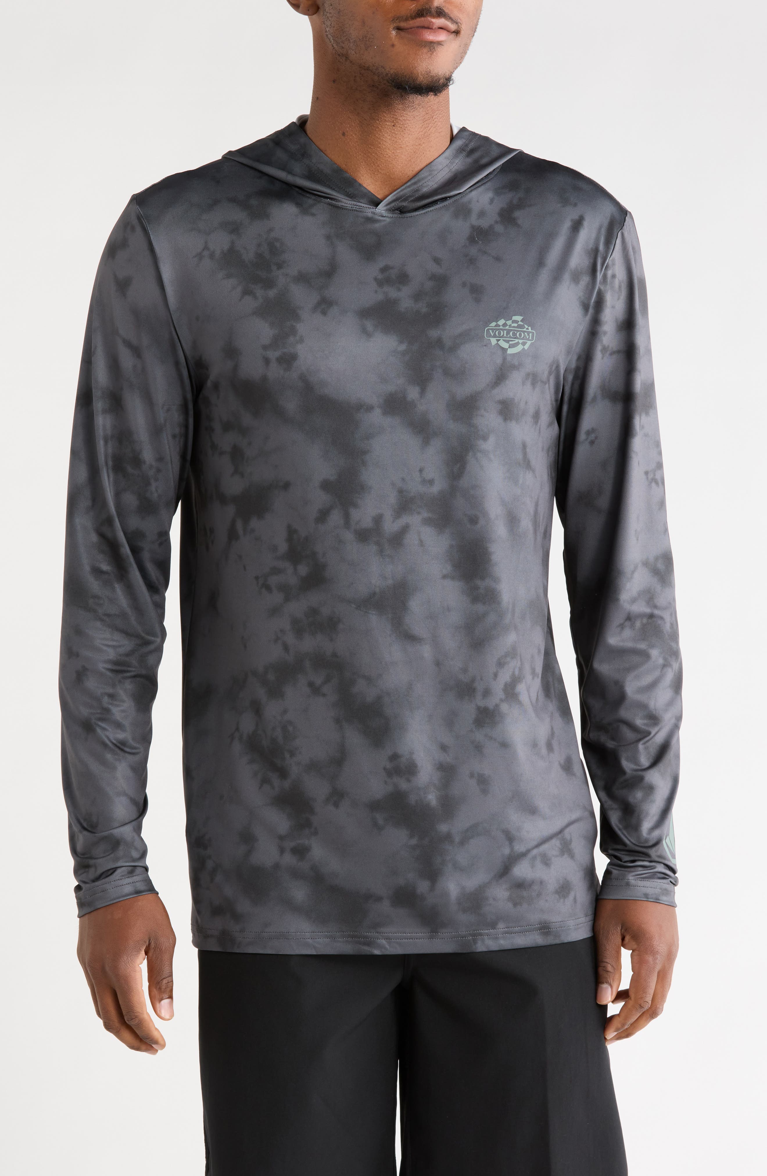 Volcom Overlap Hooded Long Sleeve T-Shirt