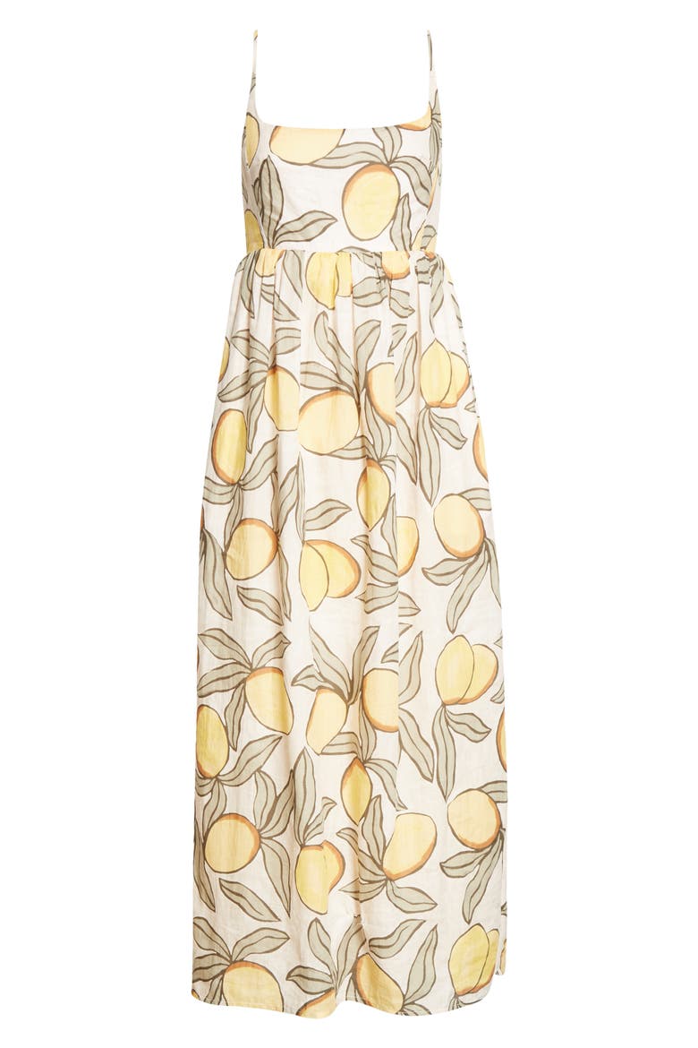 Empire Waist Dress, Alternate, color, MARZIPAN COMBO
