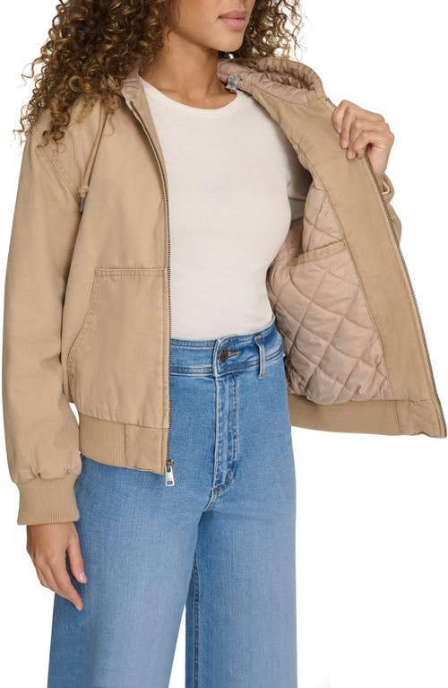 Levi's® Work Cotton Canvas Zip Jacket In Tan