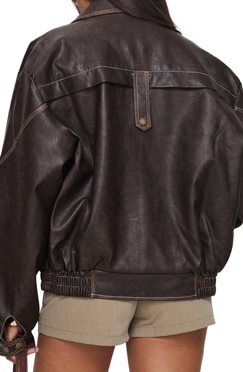Jaxton Faux Leather Jacket