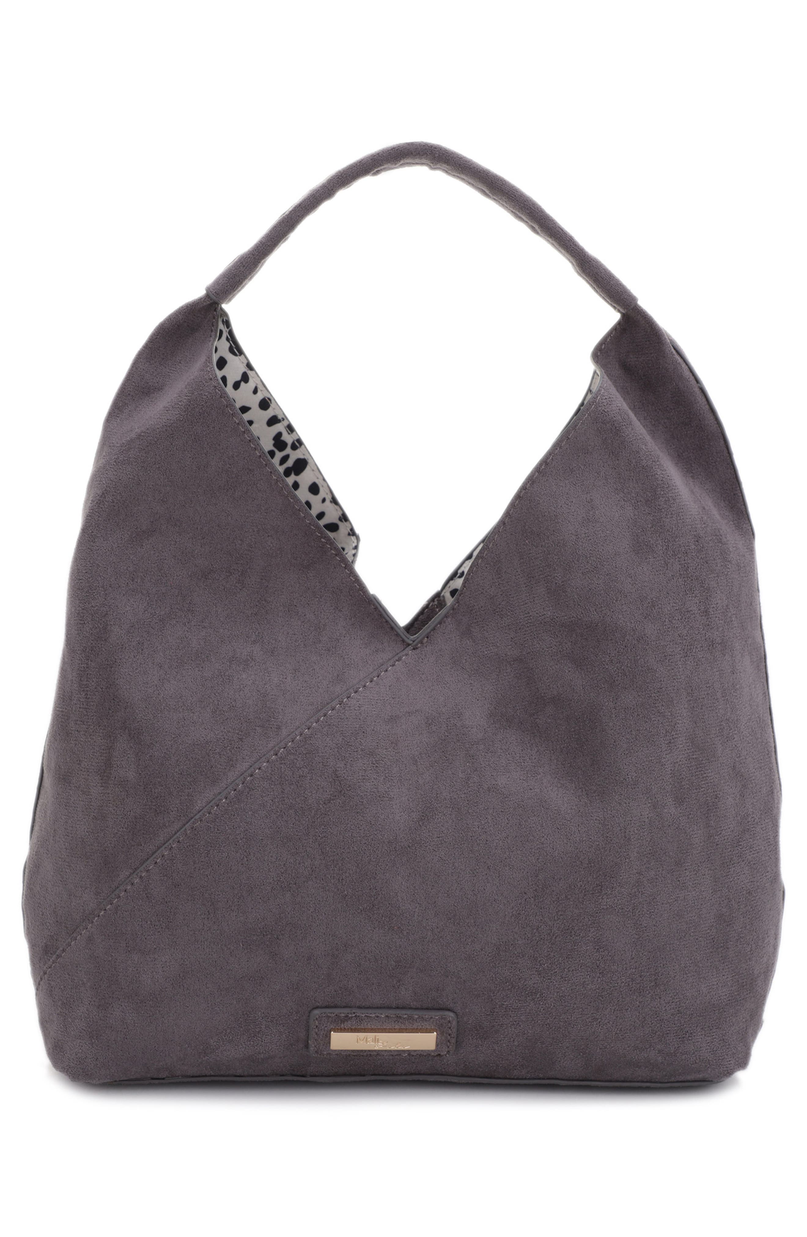 Mali + Lili Ali Small Vegan Leather Hobo Bag, Alternate, color, 