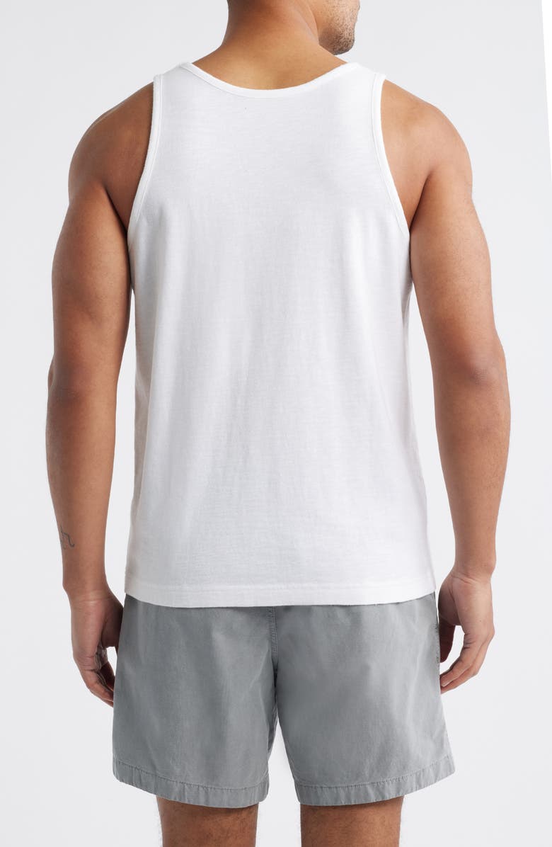 Treasure & Bond Lived-In Slub Cotton Tank, Alternate, color, White
