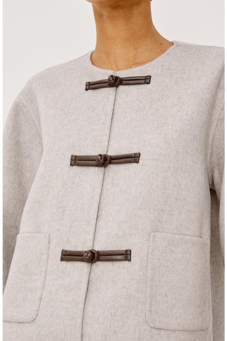Deidre Wool Blend Jacket, Alternate, color, HEATHER OAT