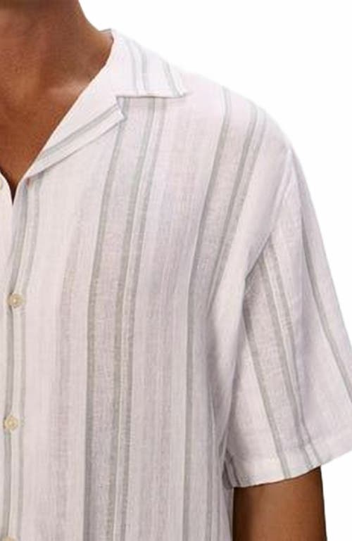 Industrie Australia The Castino Short Sleeve Shirt In White
