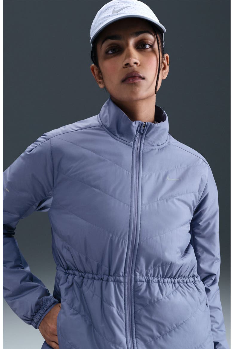 Swift Therma-FIT Running Jacket, Alternate, color, 499 WORLD INDIGO/ REFSIL