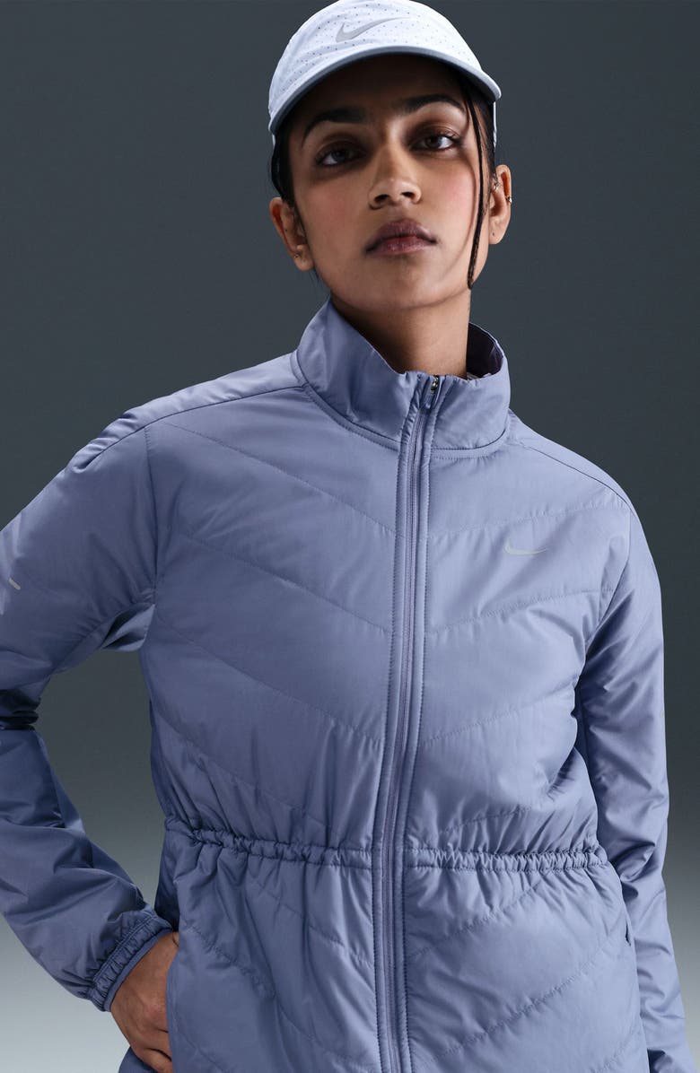 Nike Swift Therma-FIT Running Jacket, Alternate, color, 499 World Indigo/ Refsil
