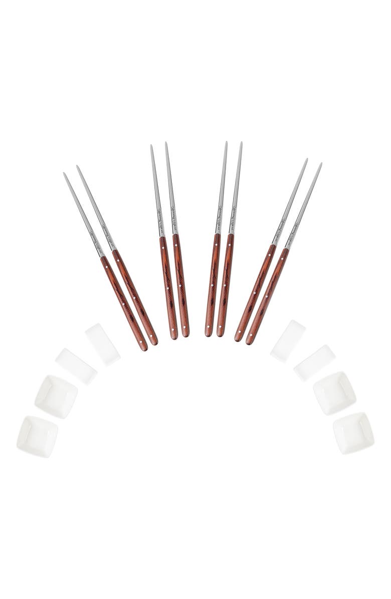 FRENCH HOME 12-Piece Assorted Chopsticks, Rests & Sauce Bowls, Alternate, color, Pakkawood