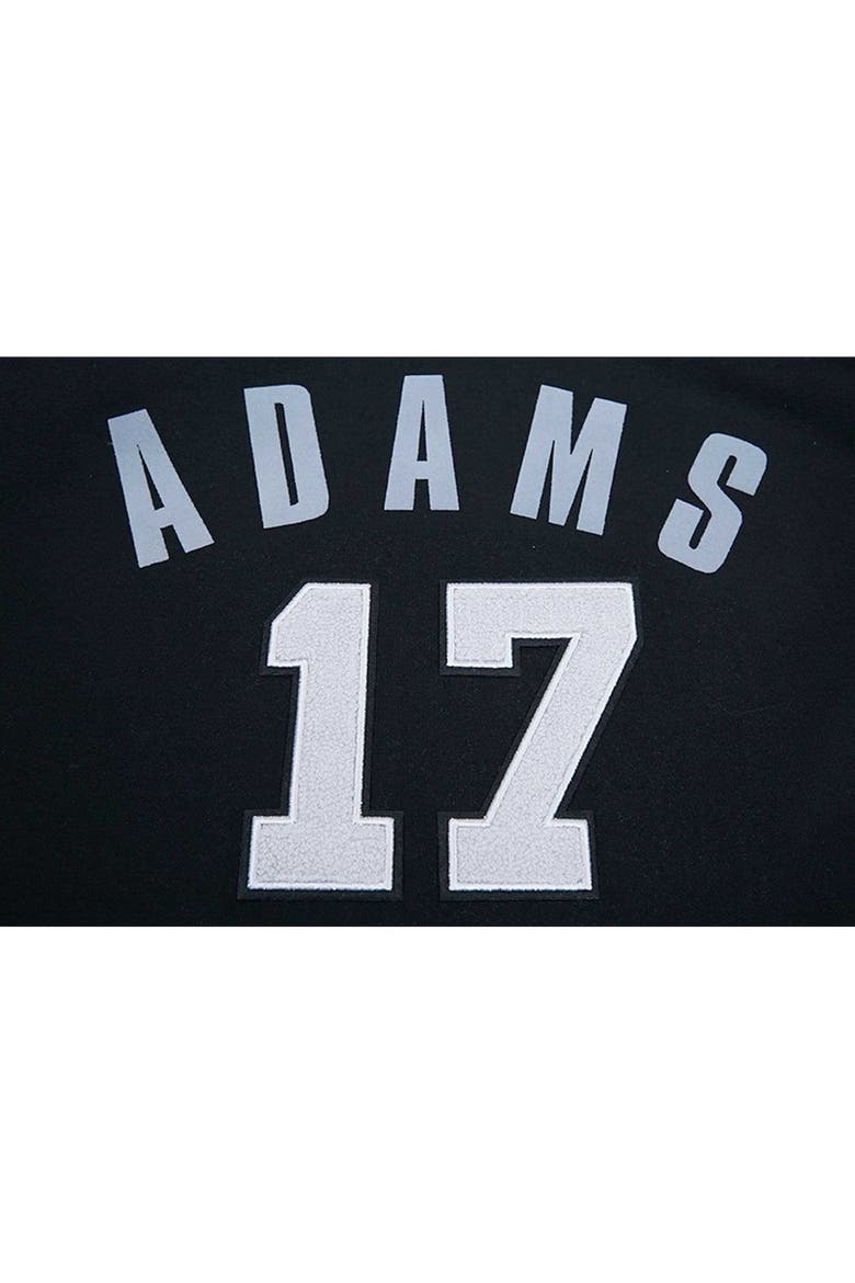 Men's Pro Standard Davante Adams Black Las Vegas Raiders Player Name & Number Pullover Hoodie, Alternate, color, Black