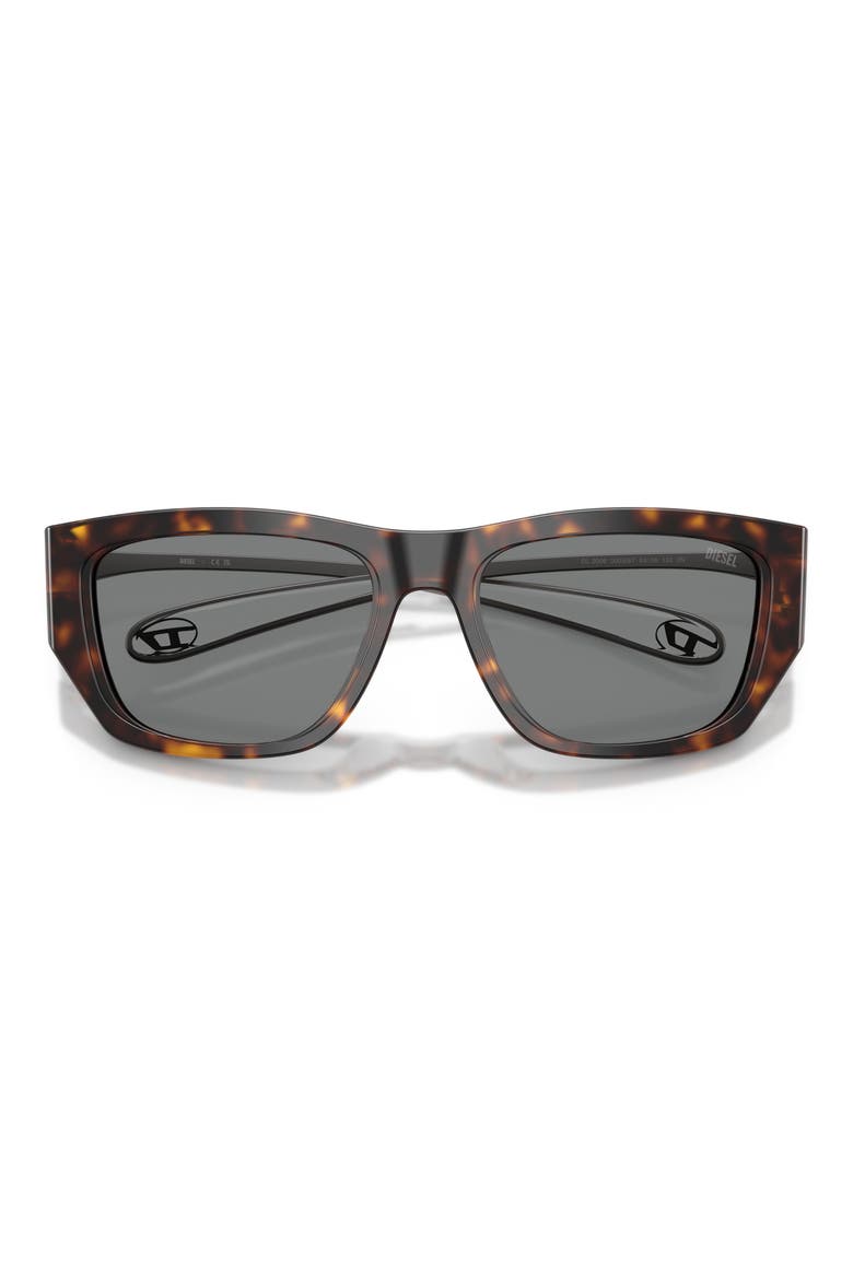 DL2006 54mm Square Sunglasses, Alternate, color, HAVANA / DARK GREY