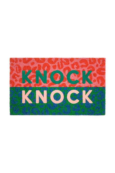Kerala Knock Knock Coir Doormat 18" x 30"
