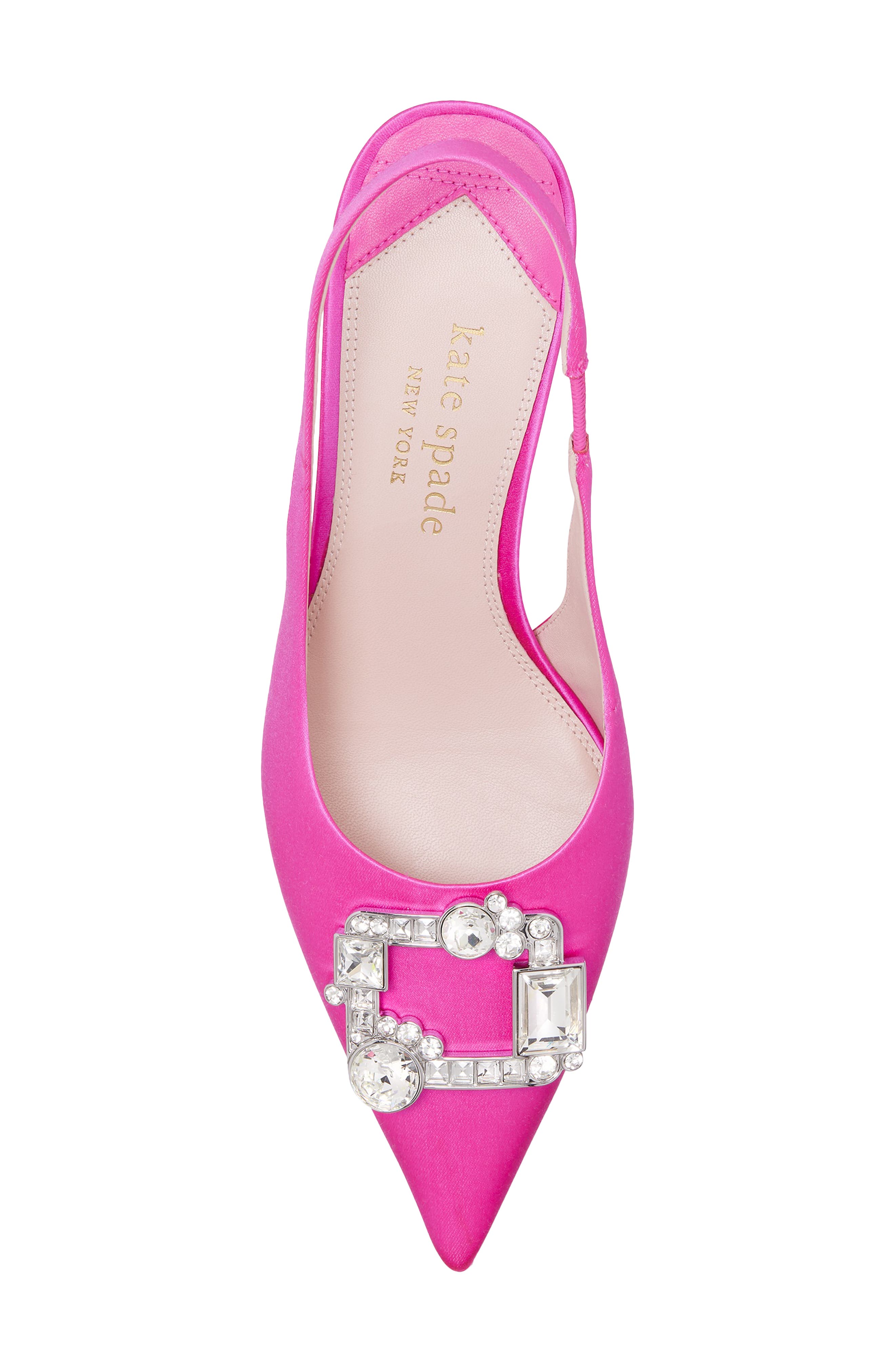 Kate Spade New York renata slingback pointed toe kitten heel pump, Alternate, color, Vivid Snapdragon